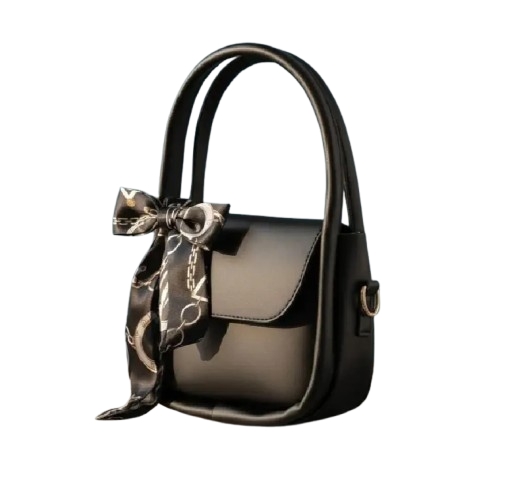 Girls’ PU Leather Plain Hand Bag