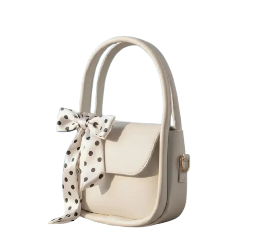 Girls’ PU Leather Plain Hand Bag