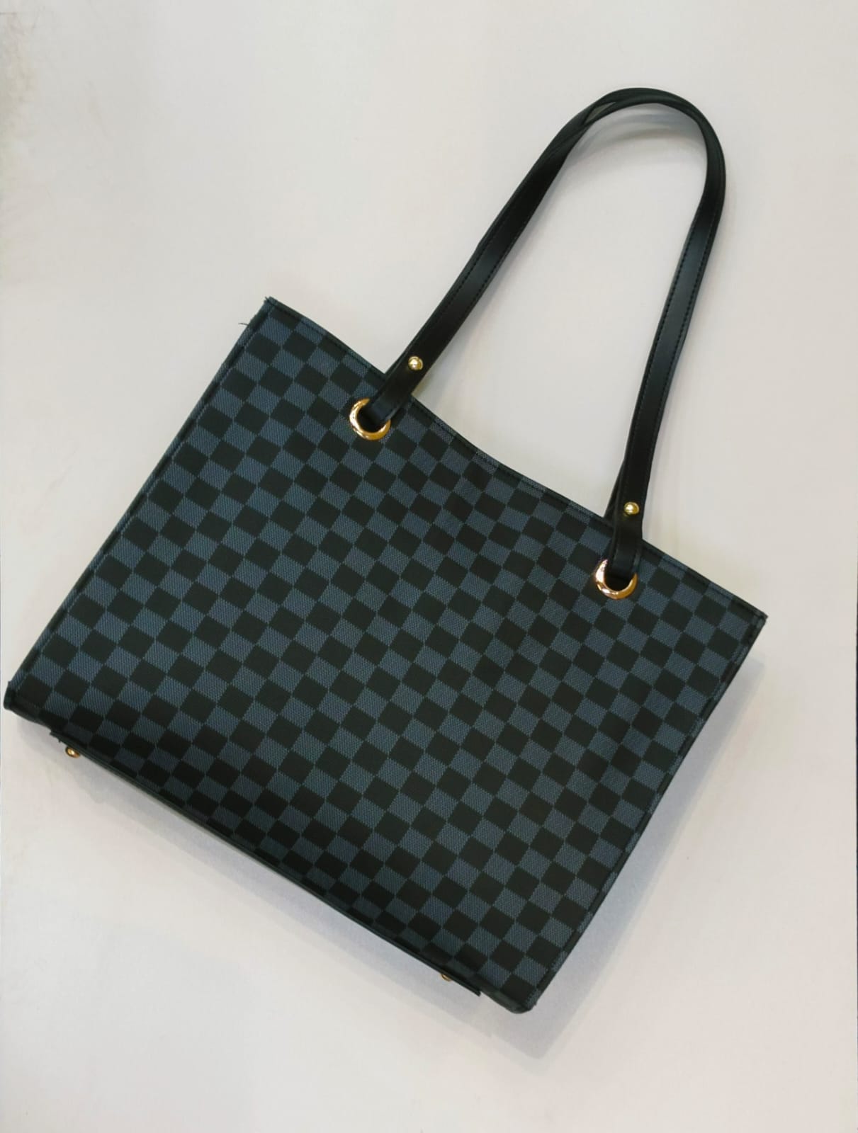 Women’s Checkered Tote Bag