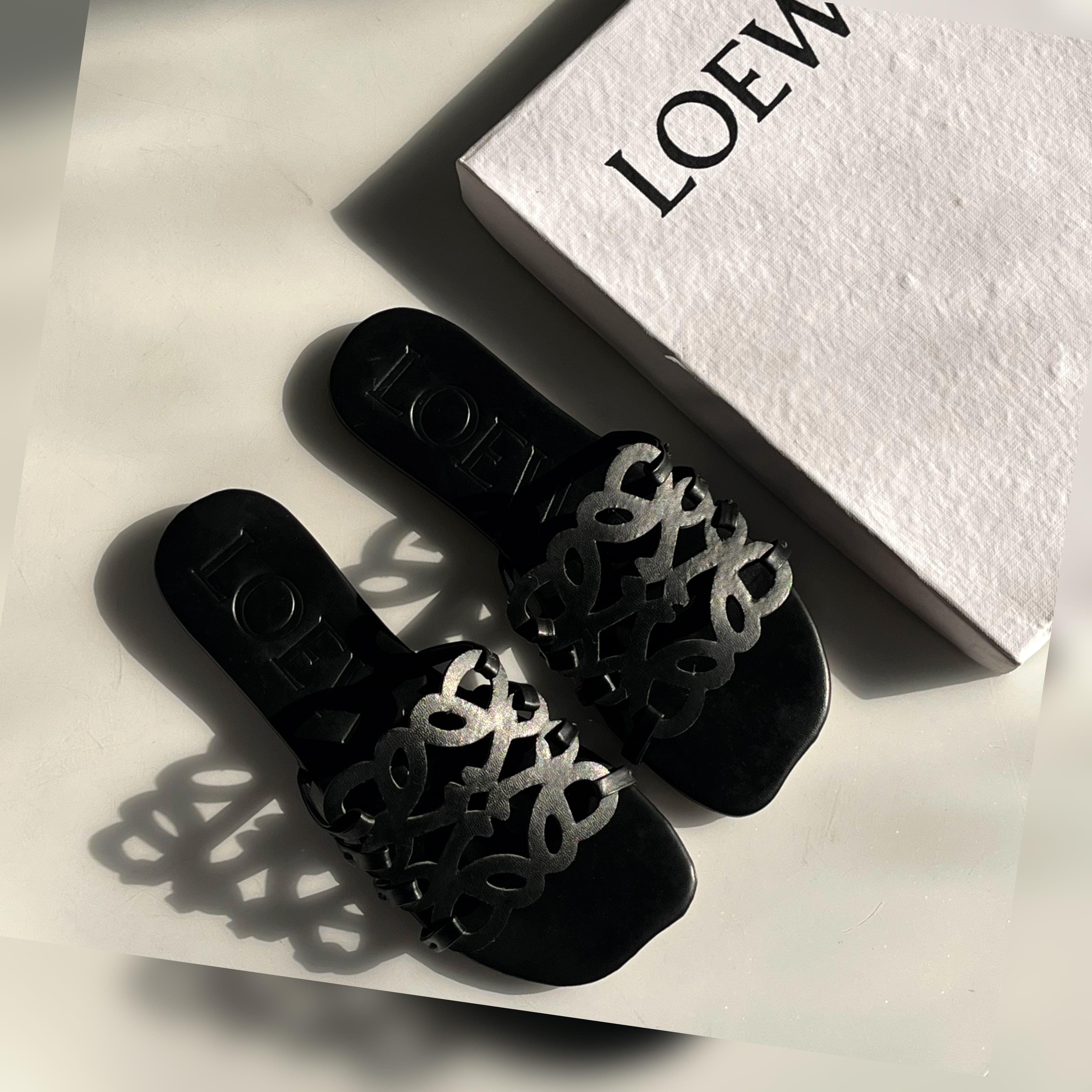Luxury Cutwork Flat Slippers