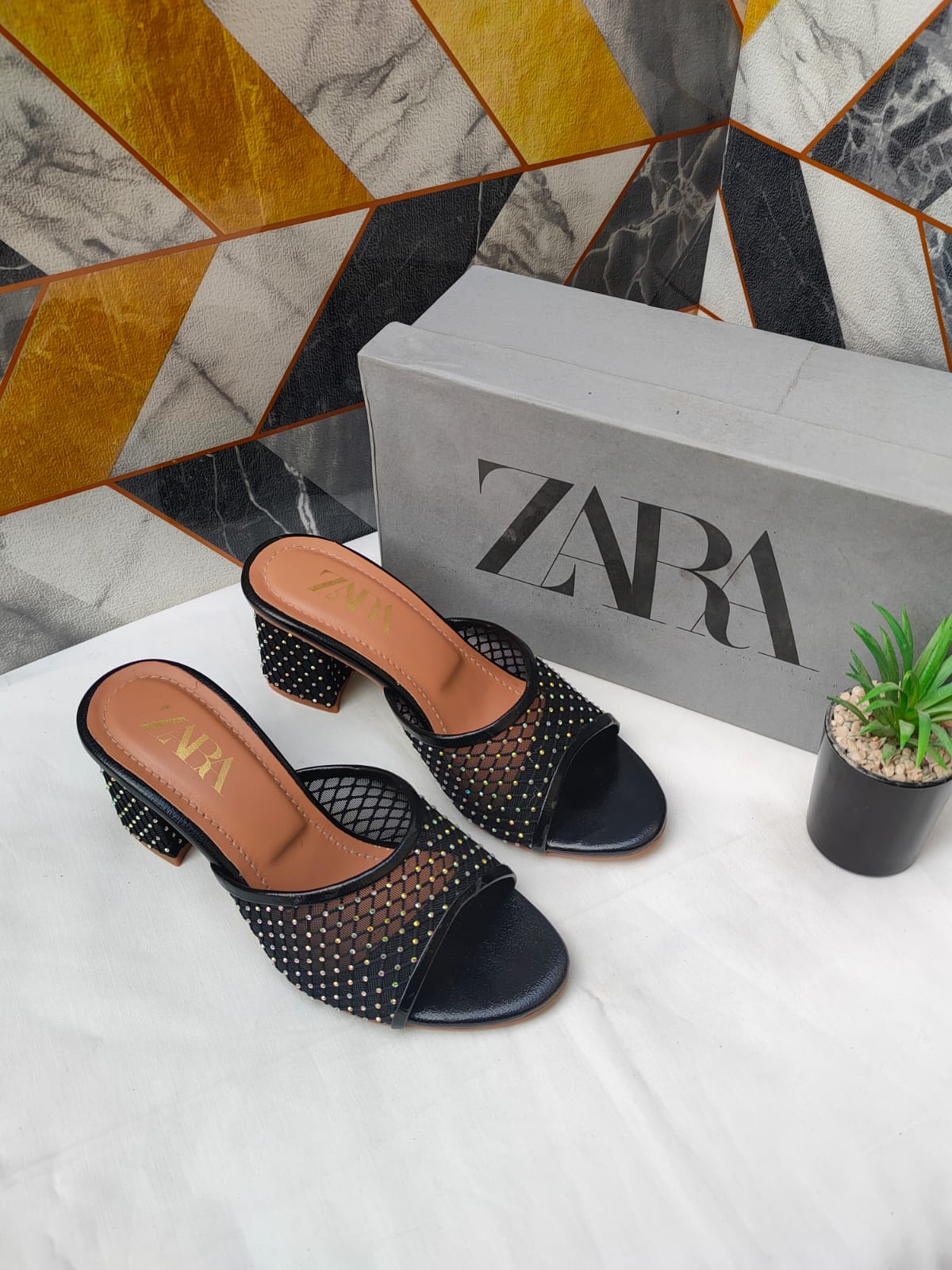 Luxury Net Heels