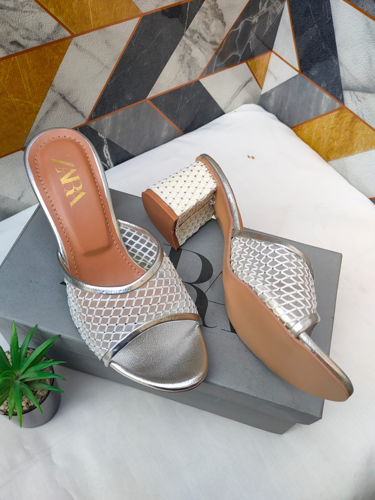 Luxury Net Heels