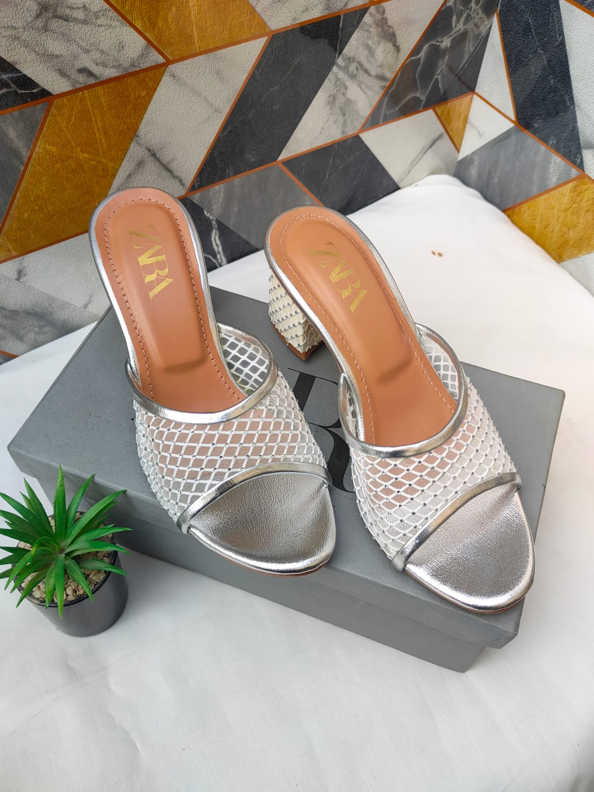 Luxury Net Heels