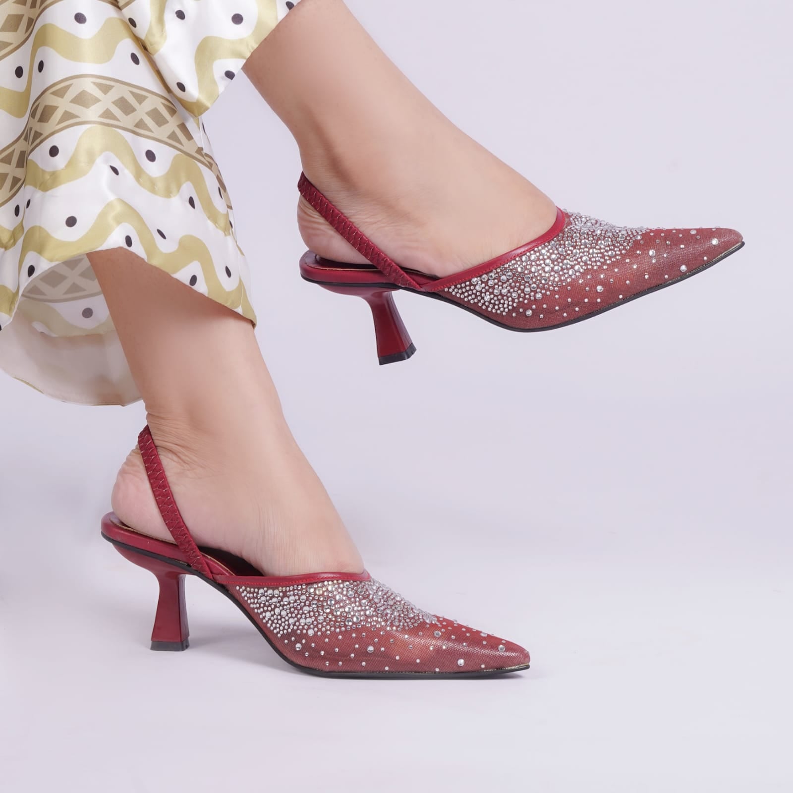 Luxury Rhinestone Pointed Heels
