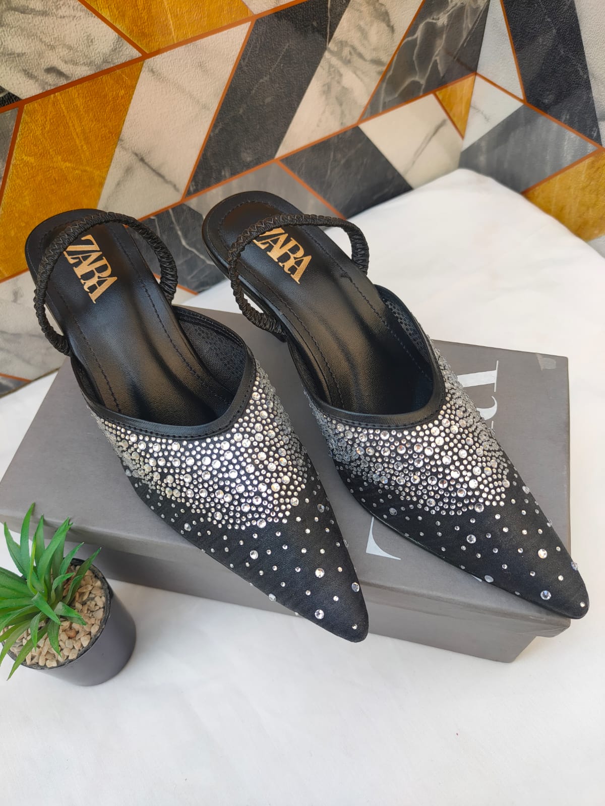 Luxury Rhinestone Pointed Heels