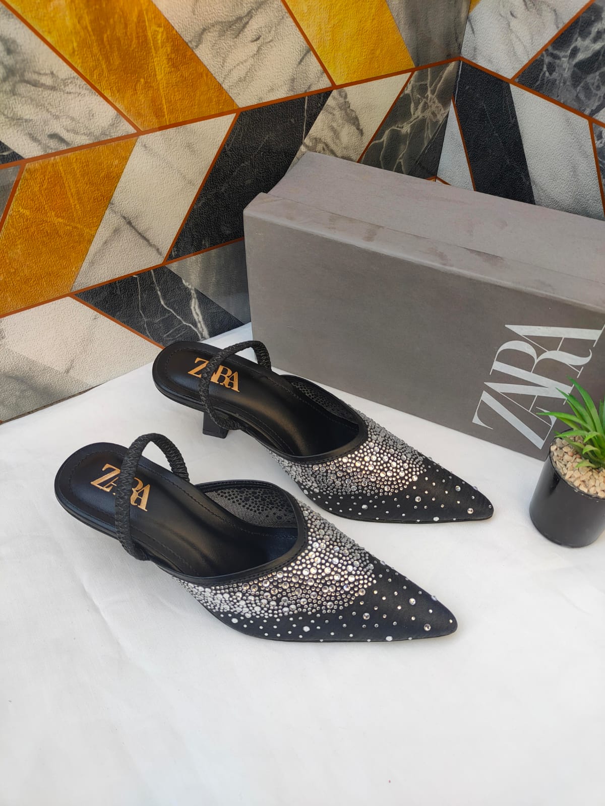 Luxury Rhinestone Pointed Heels
