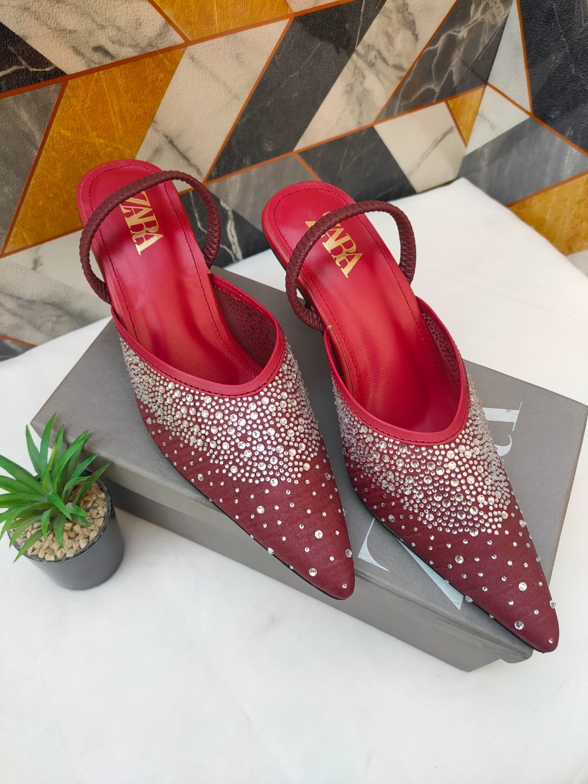 Luxury Rhinestone Pointed Heels