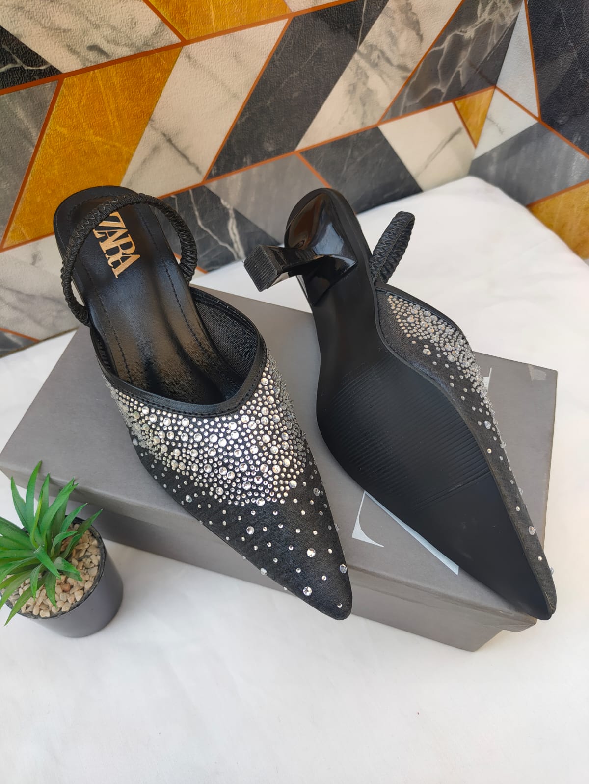 Luxury Rhinestone Pointed Heels