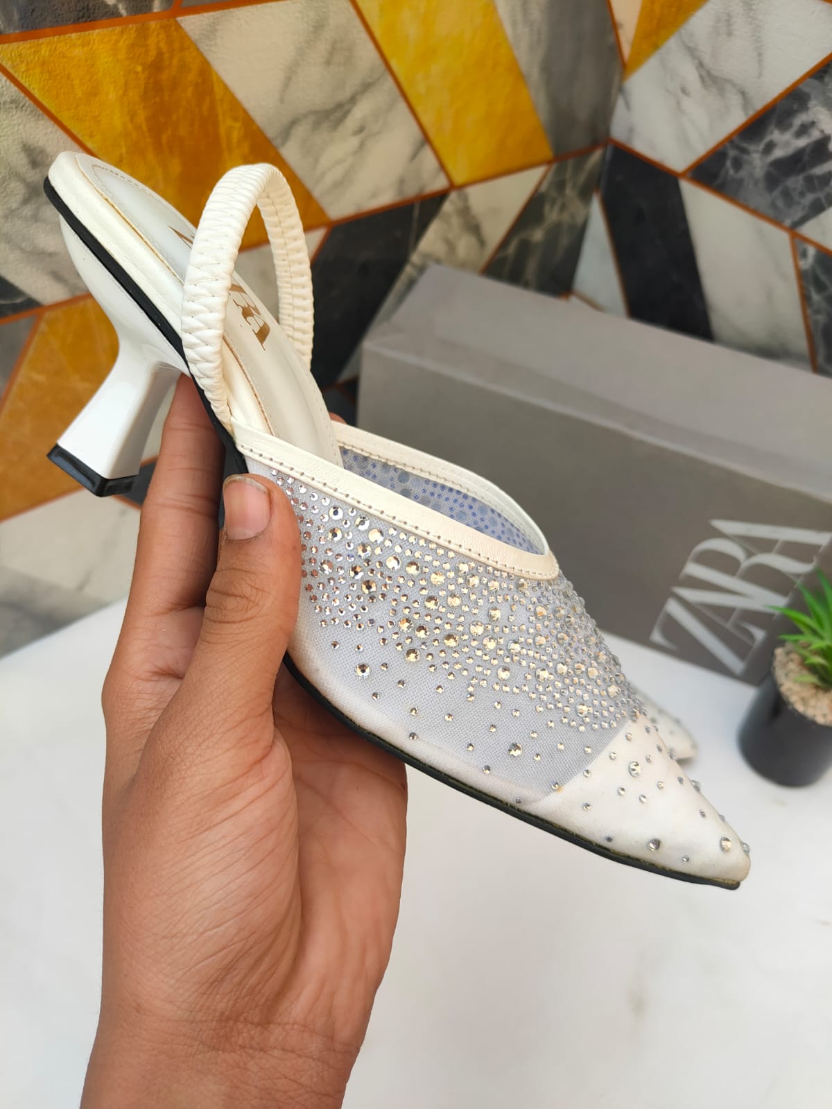Luxury Rhinestone Pointed Heels