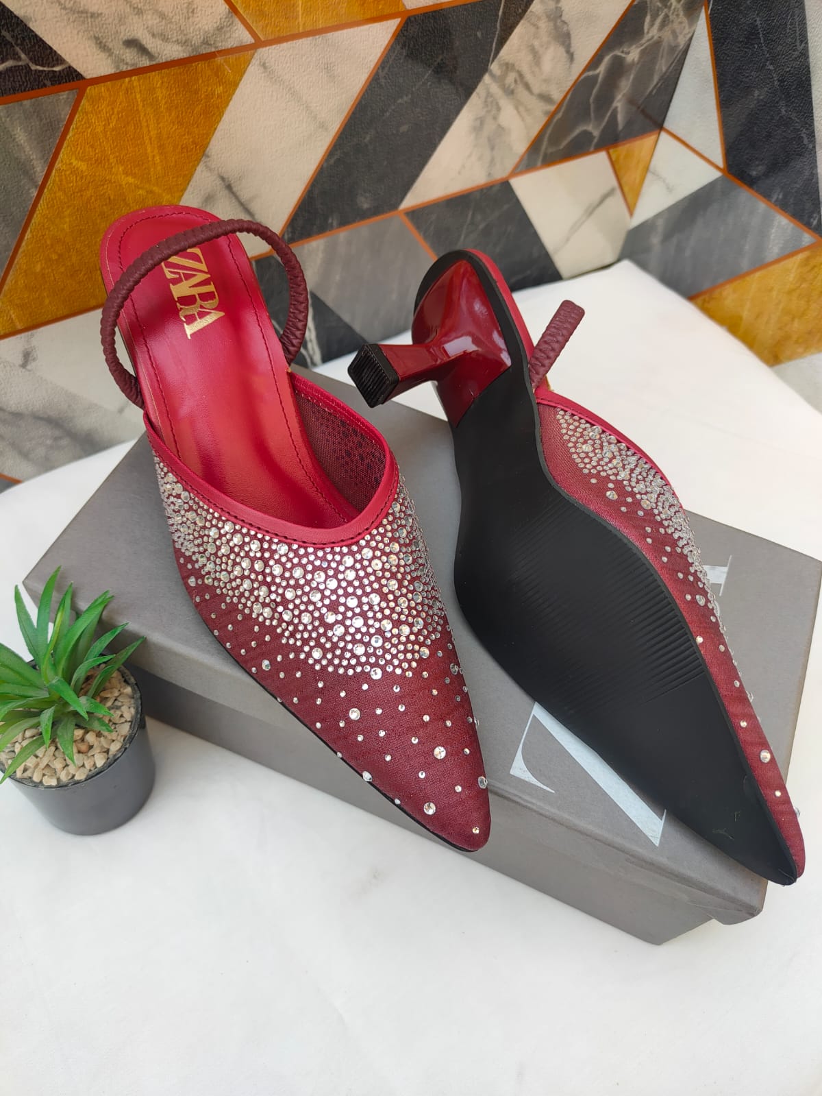 Luxury Rhinestone Pointed Heels