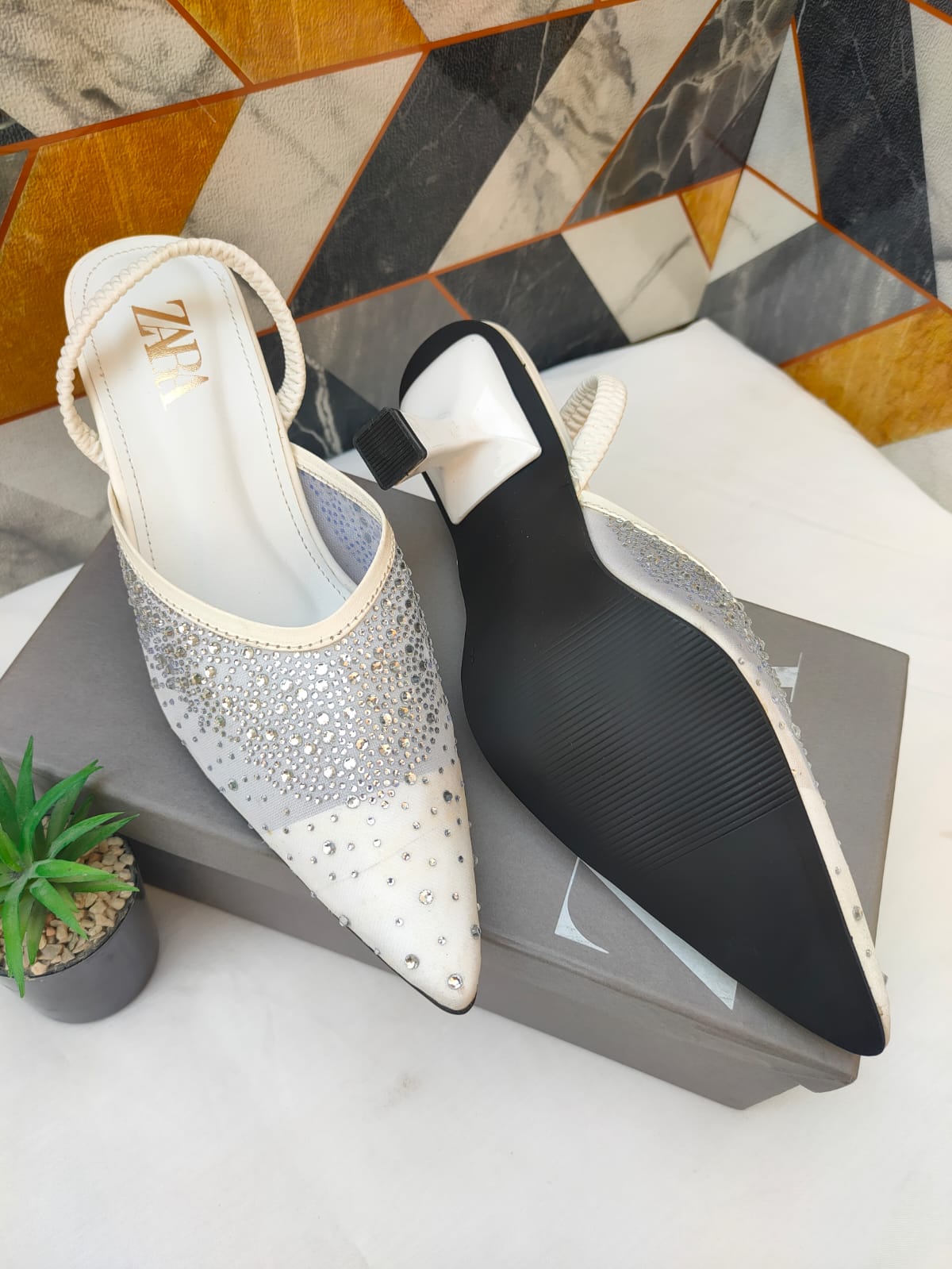 Luxury Rhinestone Pointed Heels
