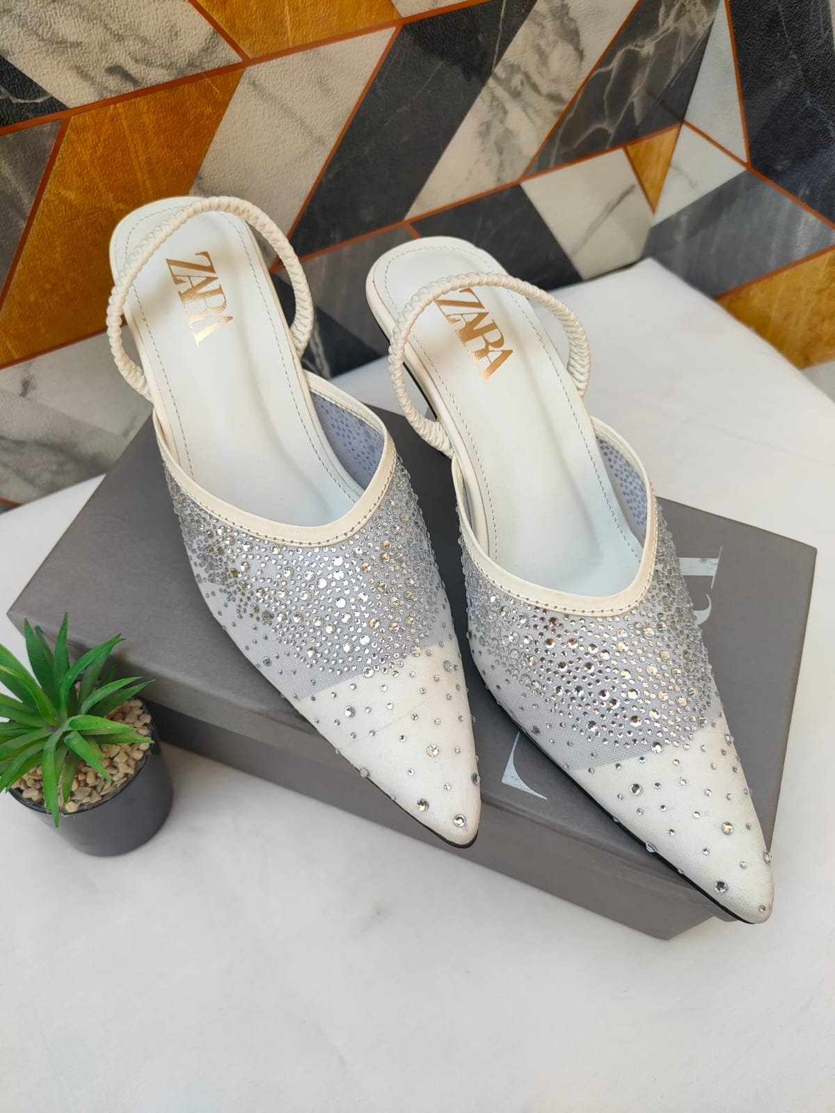 Luxury Rhinestone Pointed Heels