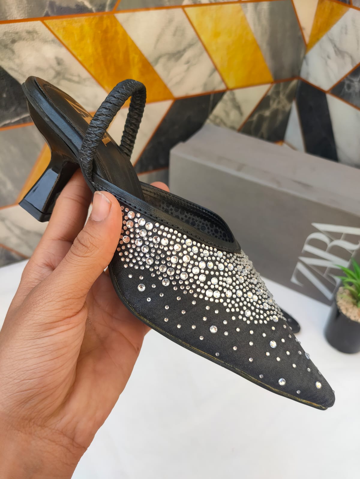 Luxury Rhinestone Pointed Heels