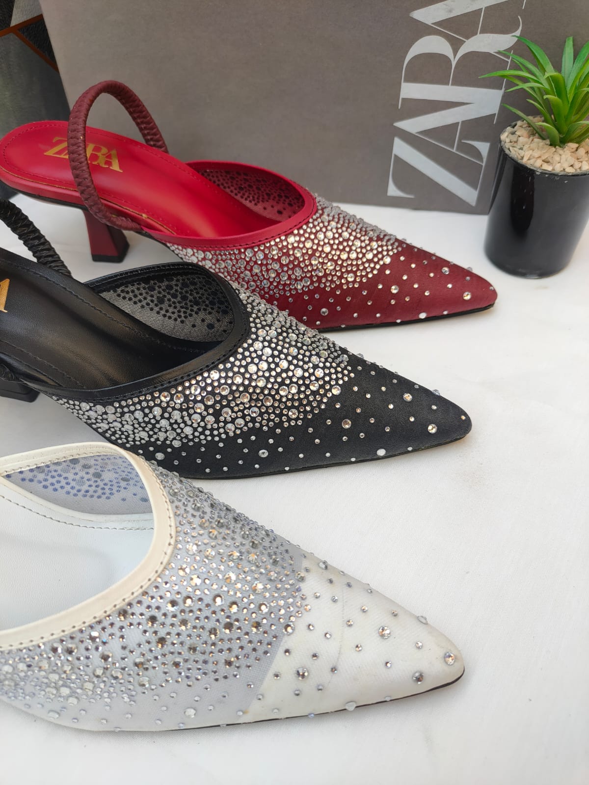 Luxury Rhinestone Pointed Heels