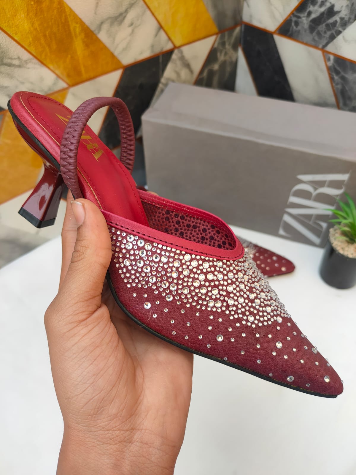 Luxury Rhinestone Pointed Heels