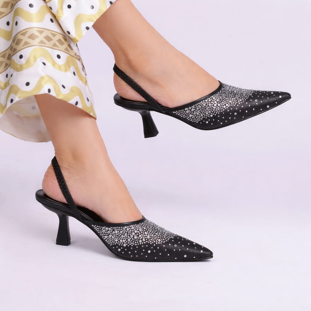 Luxury Rhinestone Pointed Heels
