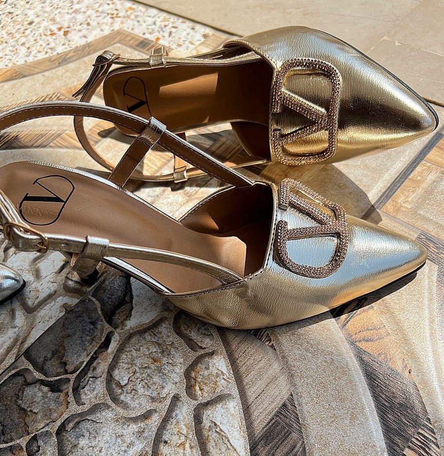 Luxury Gold Pointed Heels