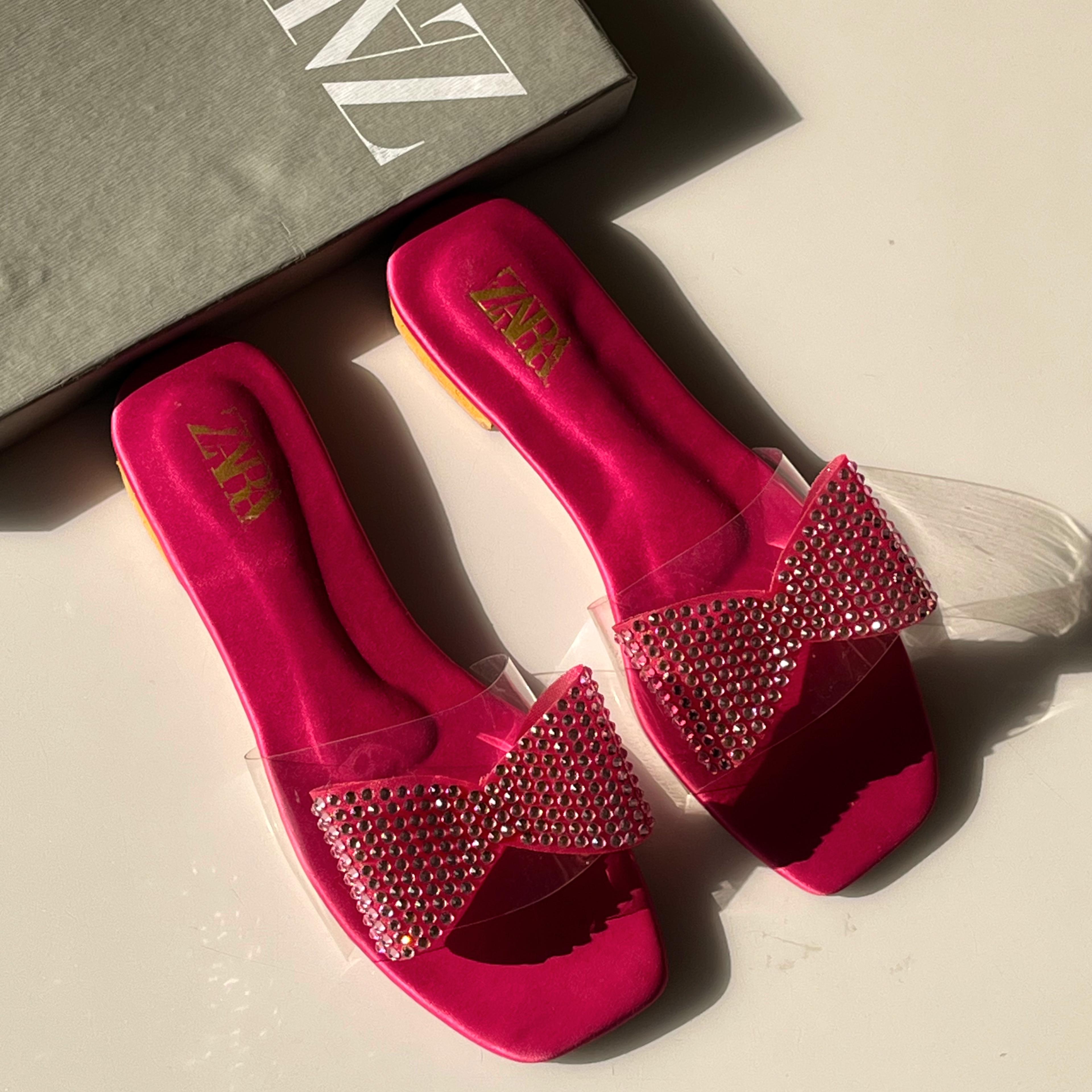 Luxury Black Bow Slides
