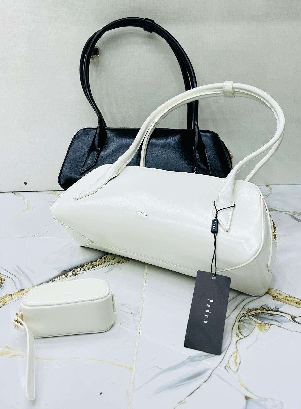 Elegant White Long Handle