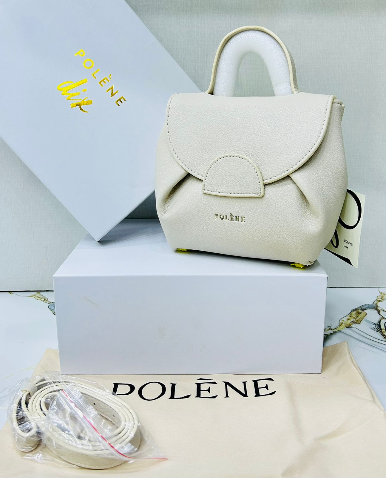 Elegant Cream Handbag