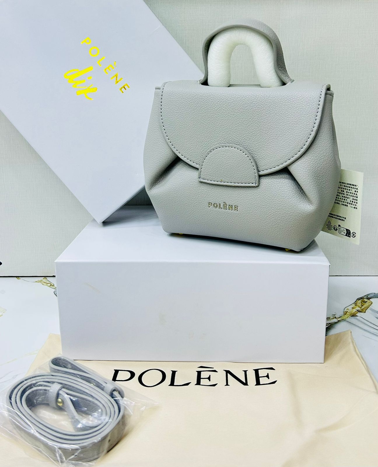 Elegant Cream Handbag