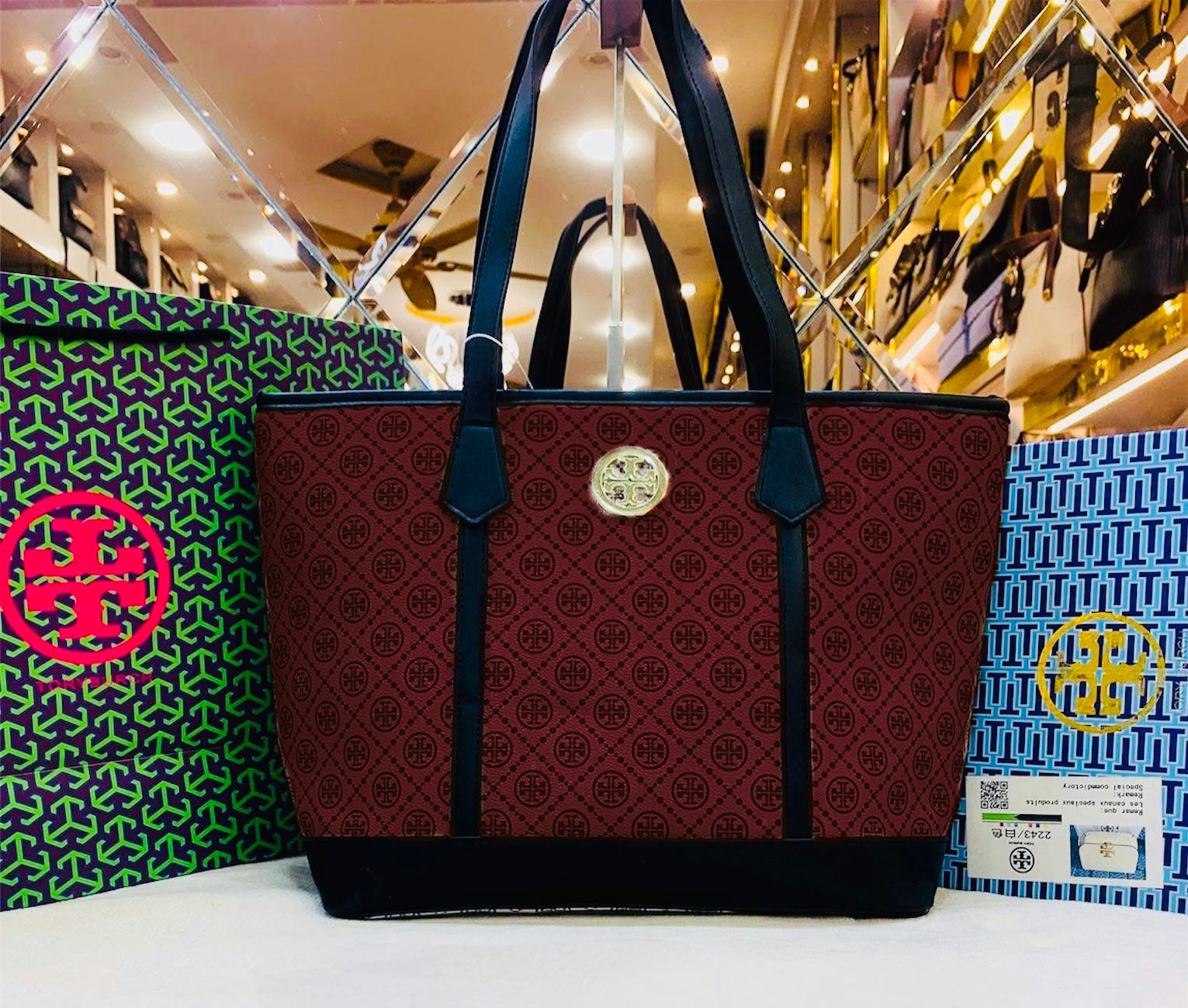 Luxury Printed Tote Bag