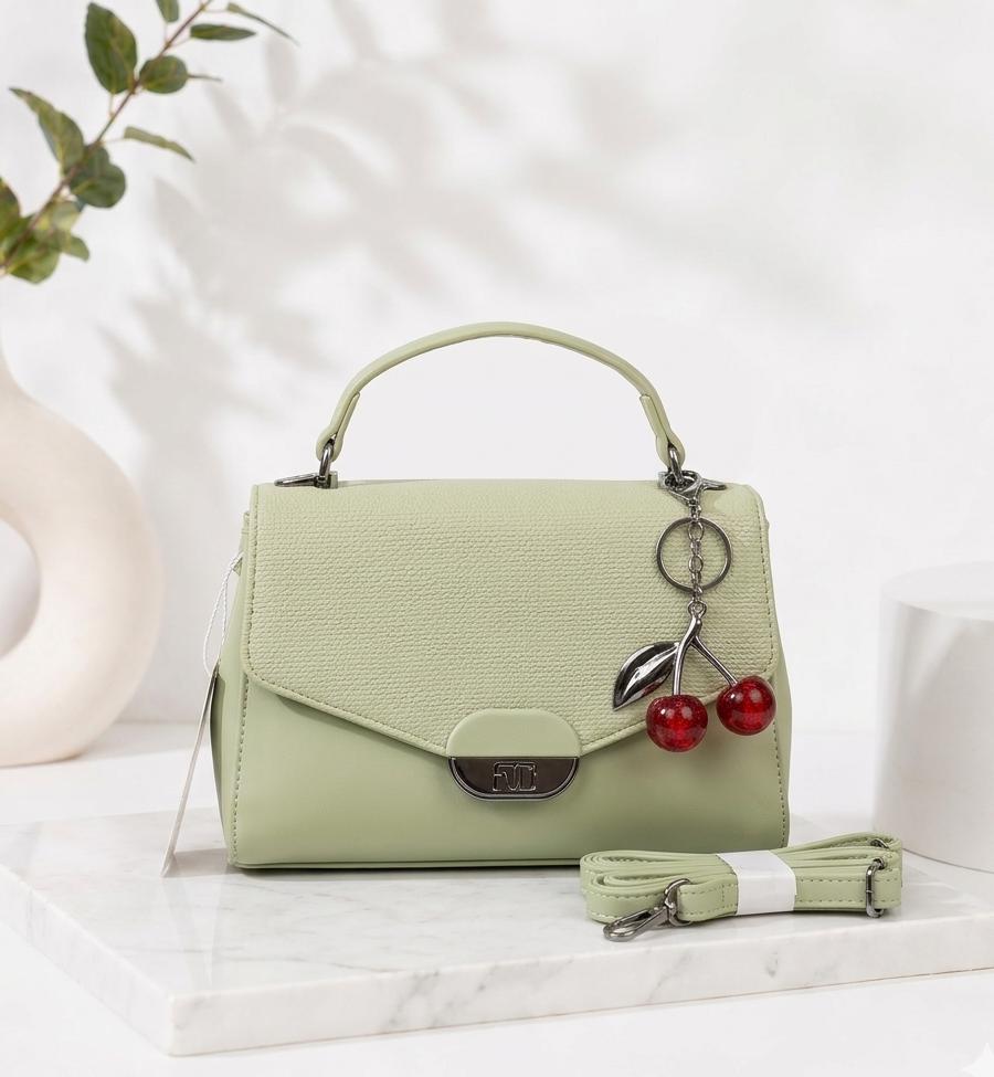 Elegant Pastel Green Handbag