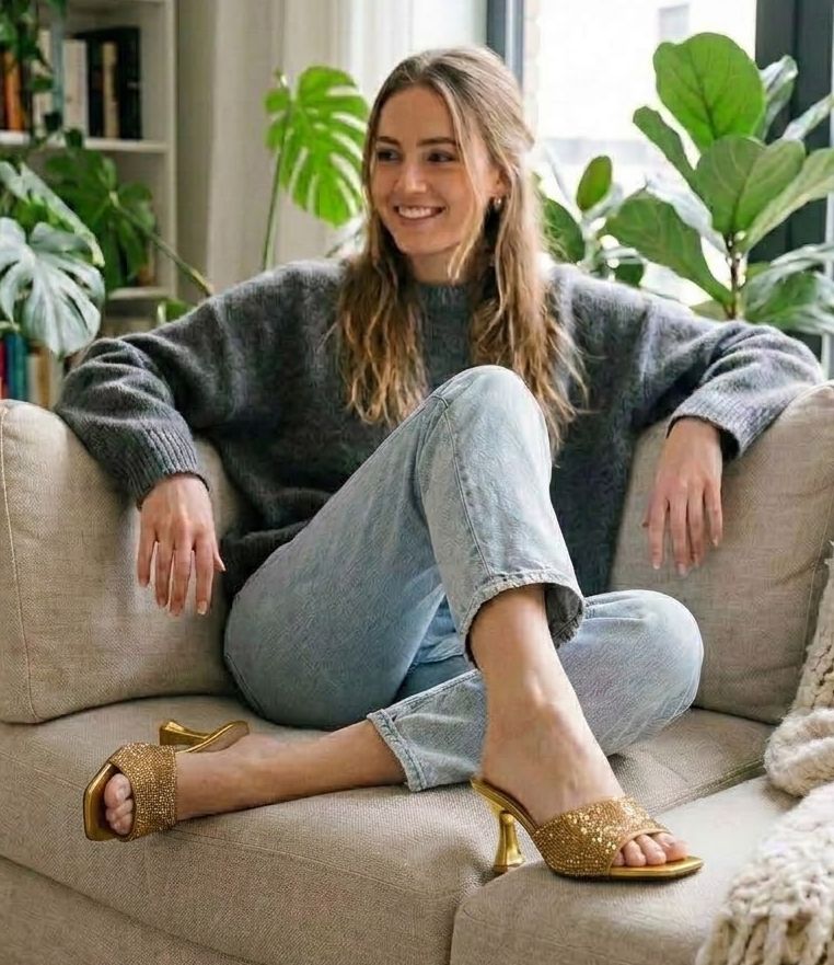 Elegant Glitter Sandals