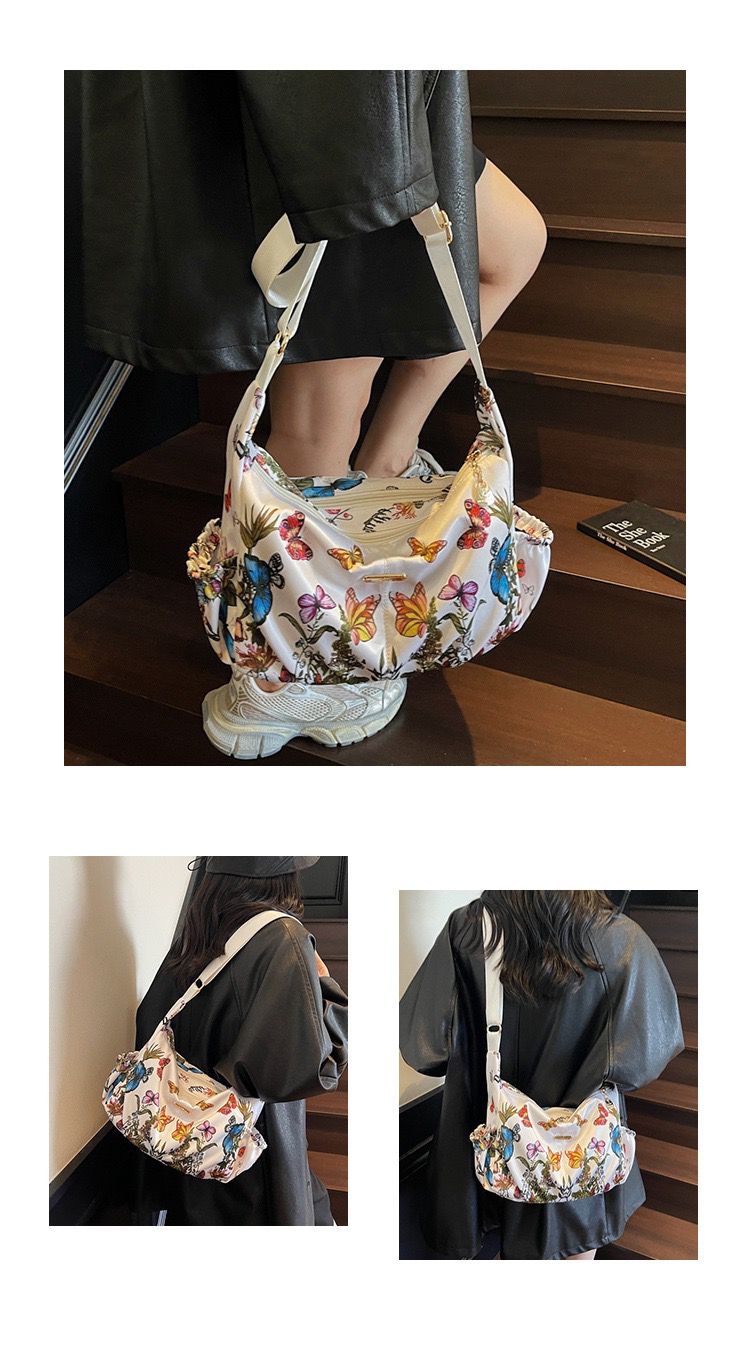 Trendy Butterfly Print Bag