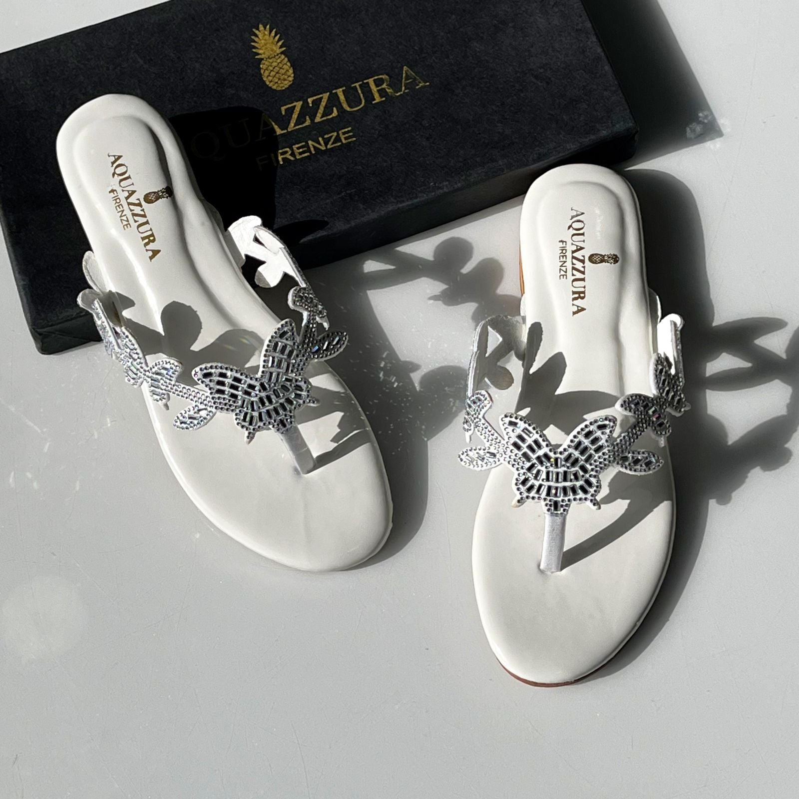 Elegant Rhinestone Sandals