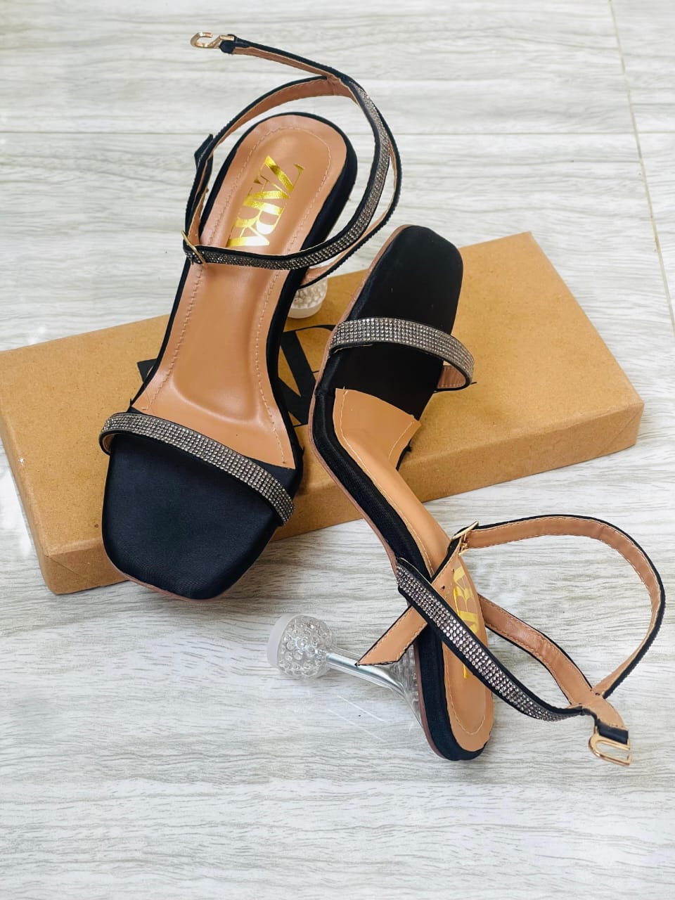 Elegant  Rhinestone Heels