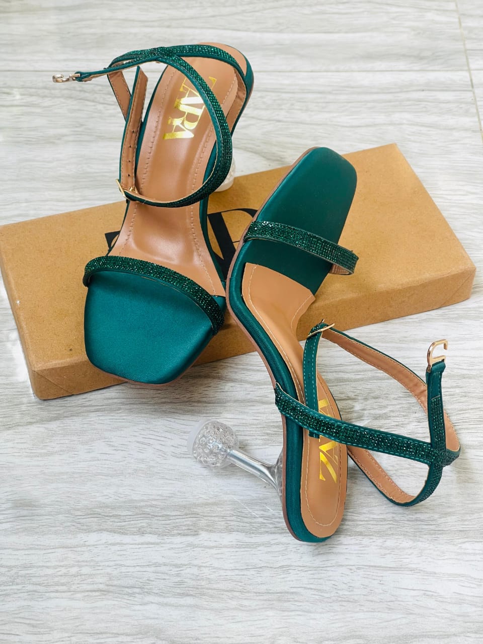 Elegant  Rhinestone Heels