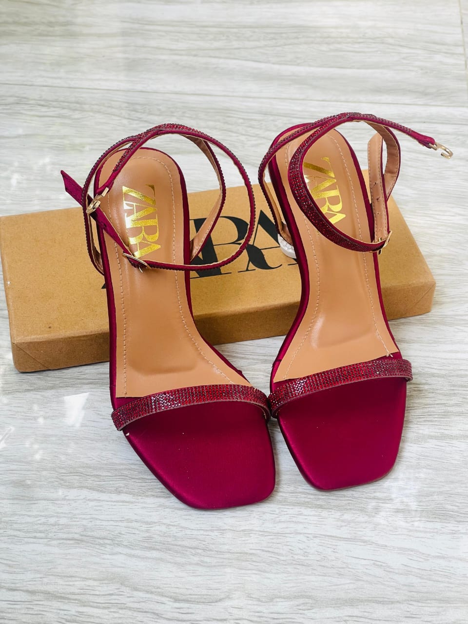 Elegant  Rhinestone Heels