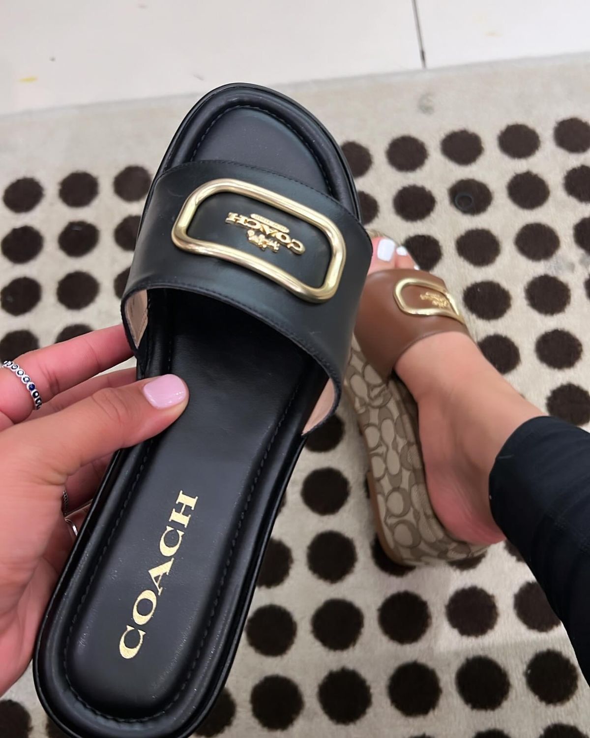 Luxury White Slide Sandals