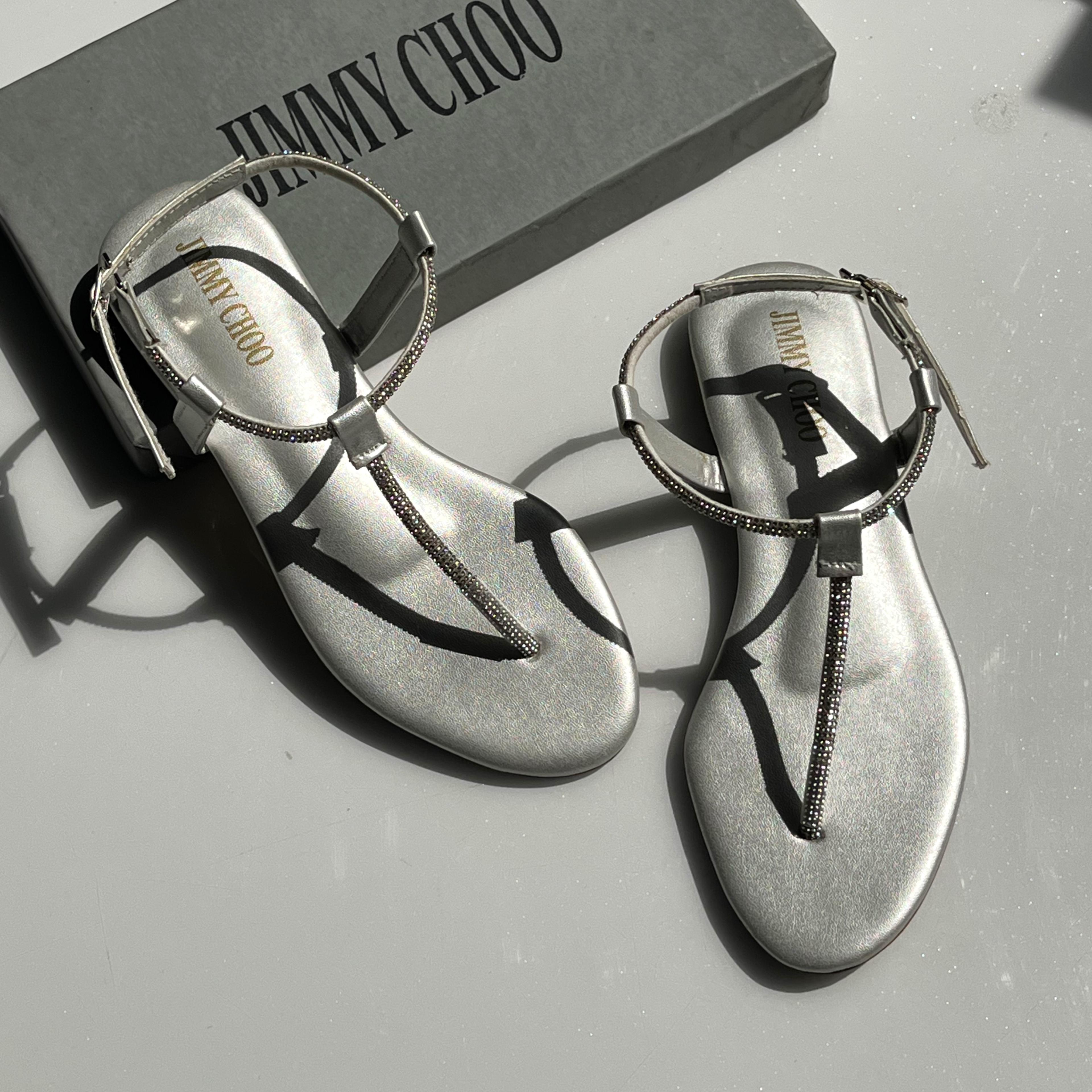 Elegant Rhinestone Sandals