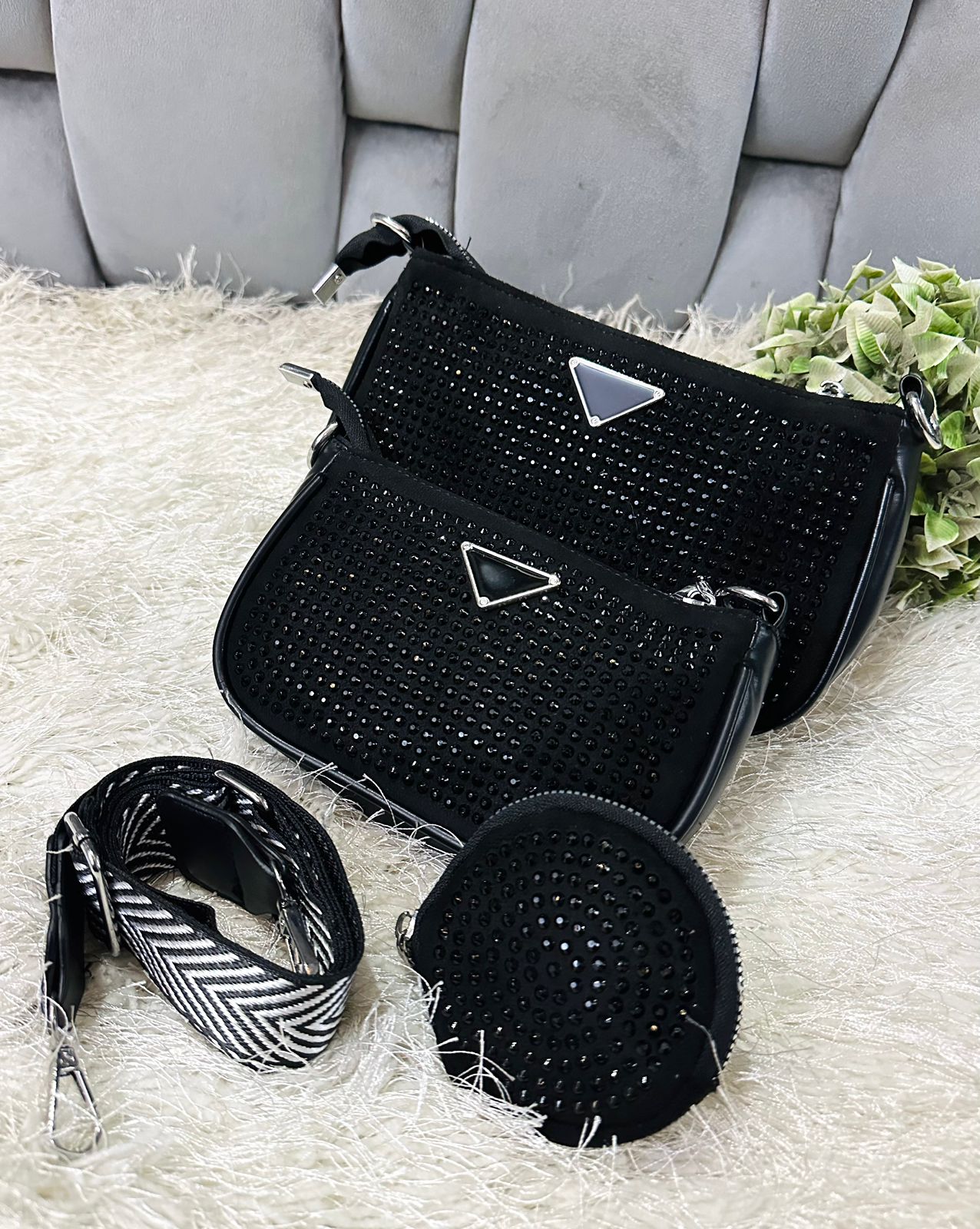 Luxury Crystal Shoulder Bag