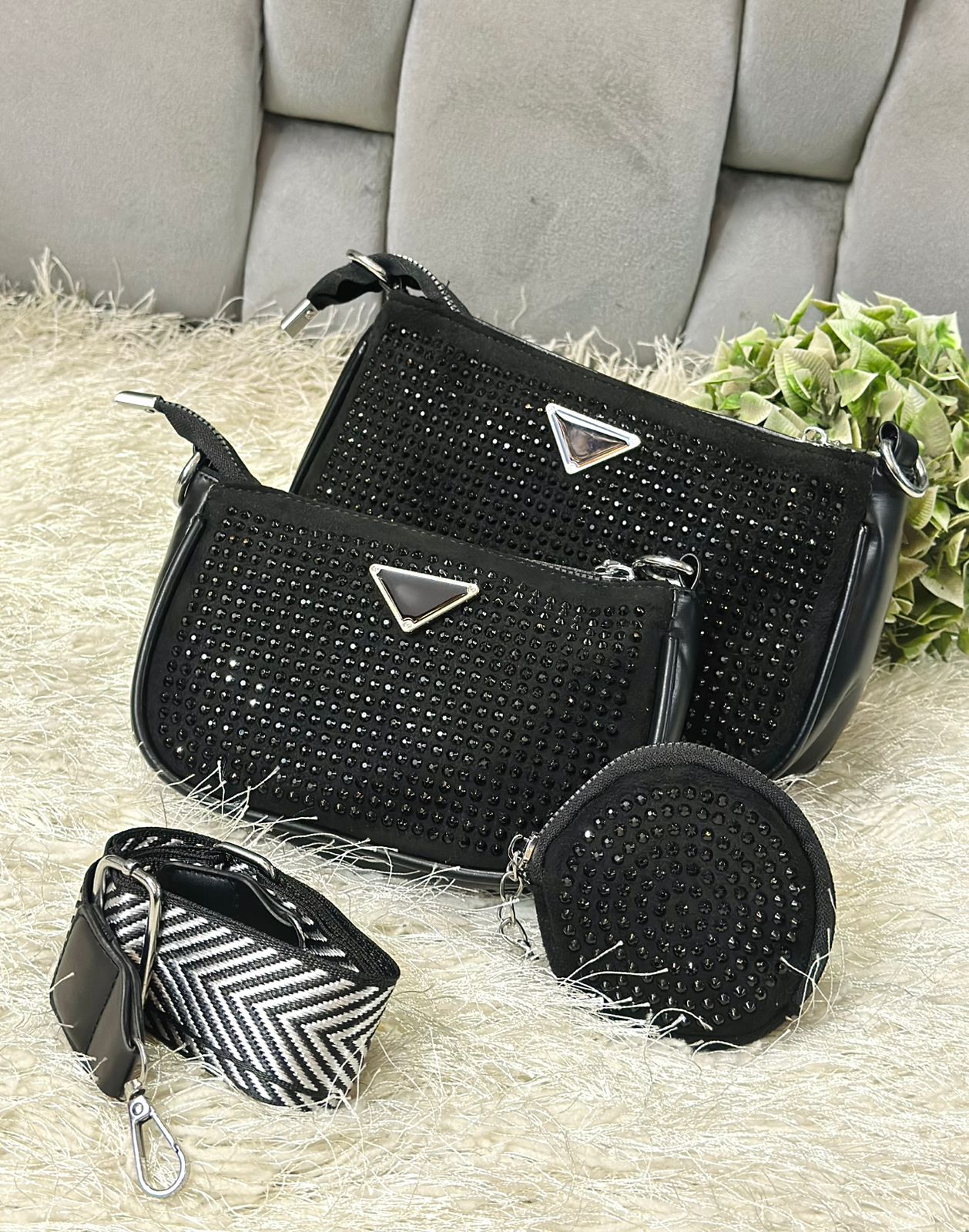 Luxury Crystal Shoulder Bag