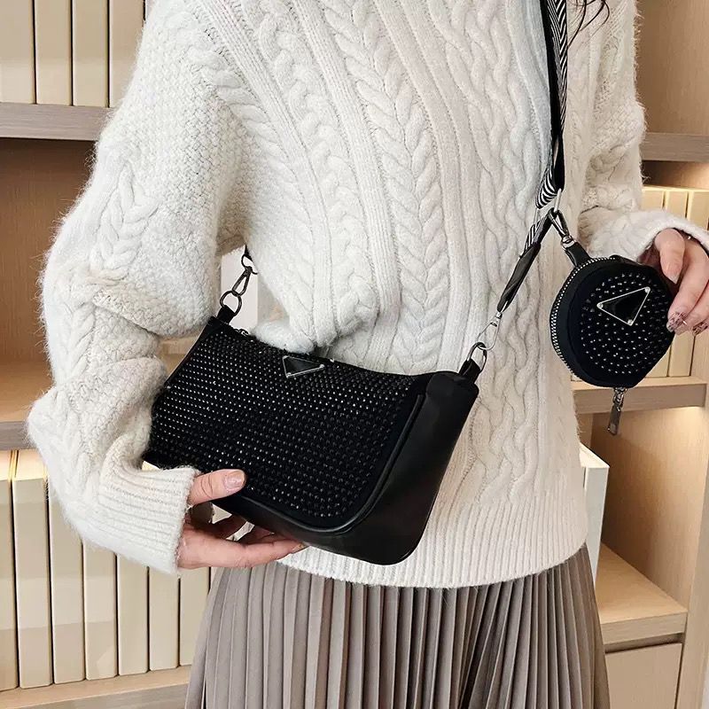 Luxury Crystal Shoulder Bag