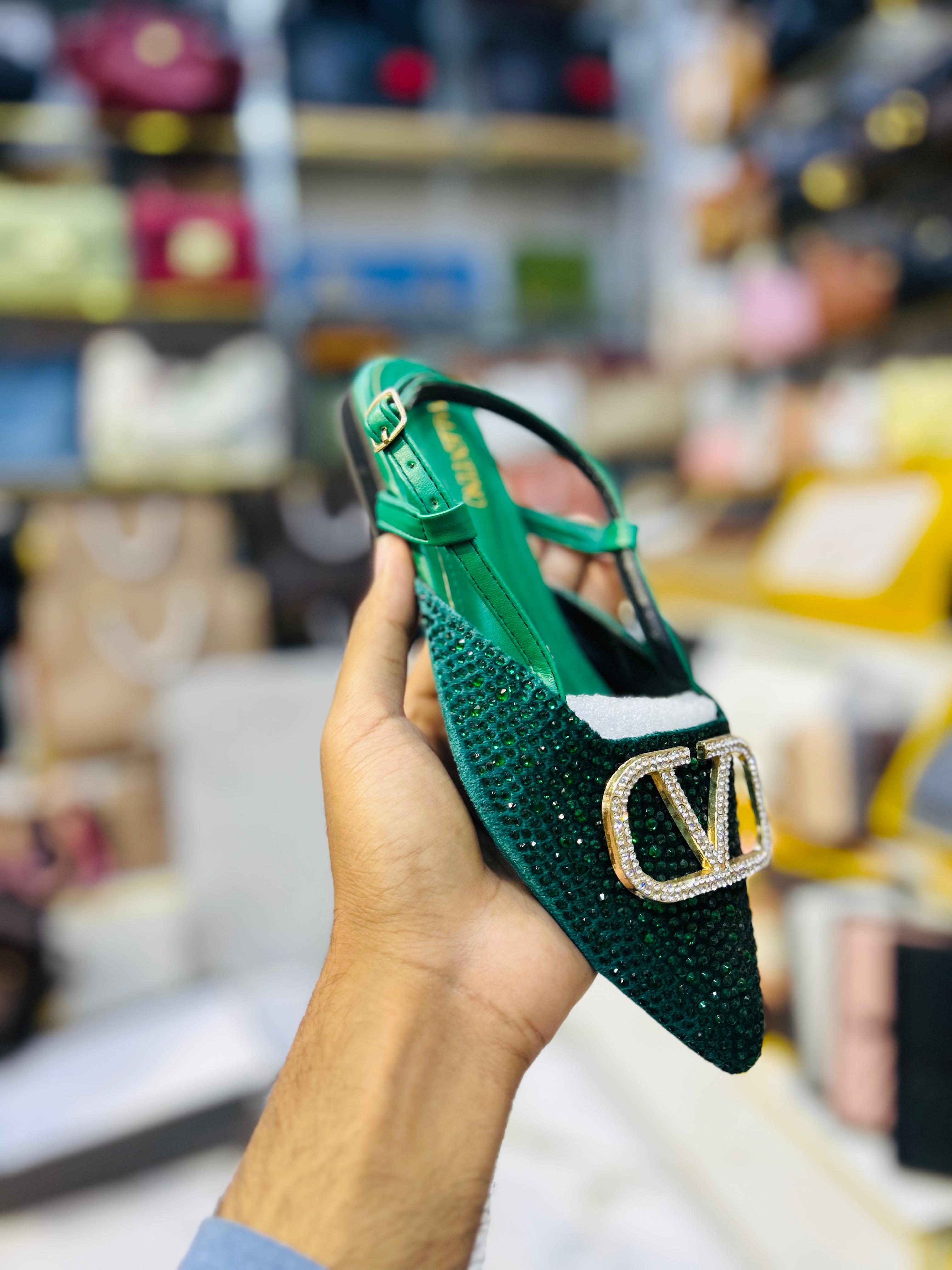 Luxury Crystal Slingback Heels