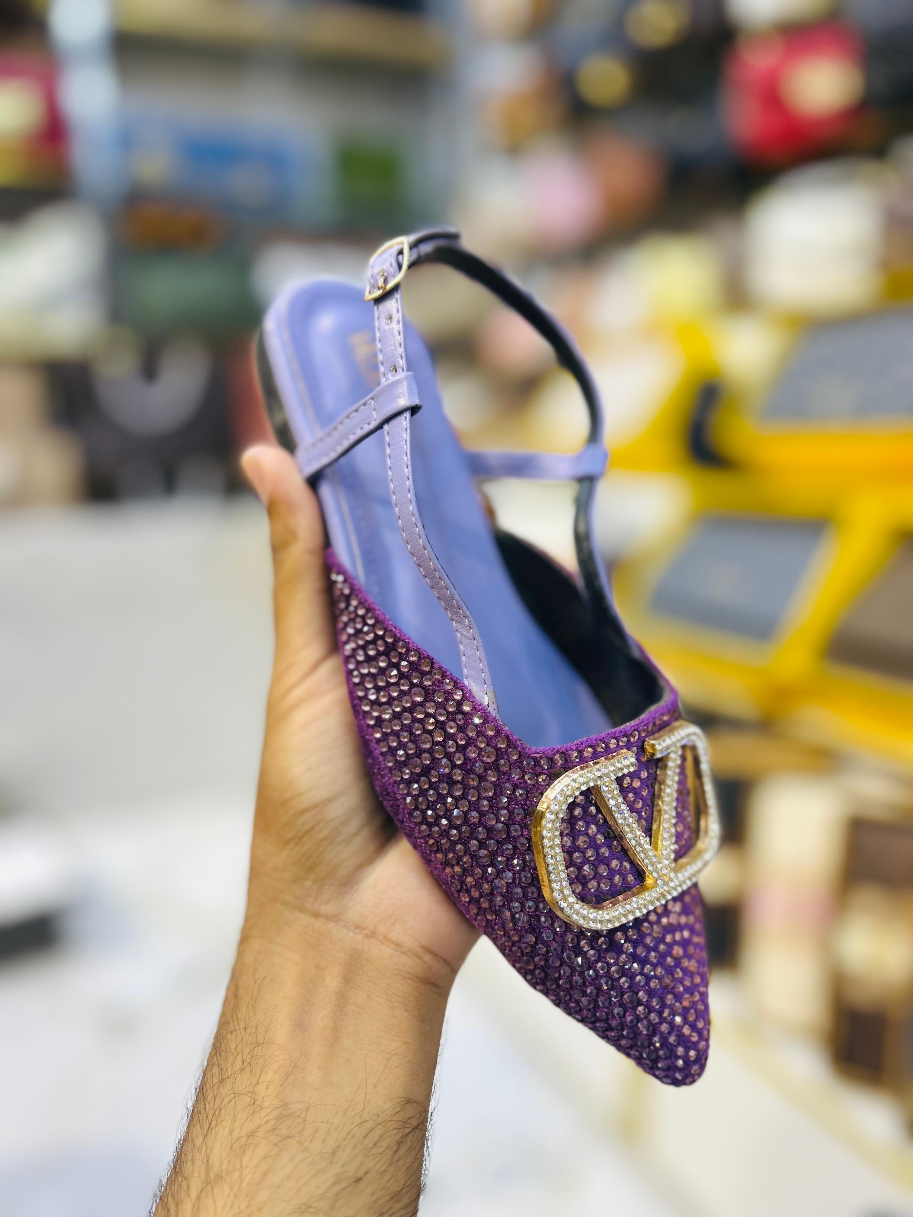 Luxury Crystal Slingback Heels