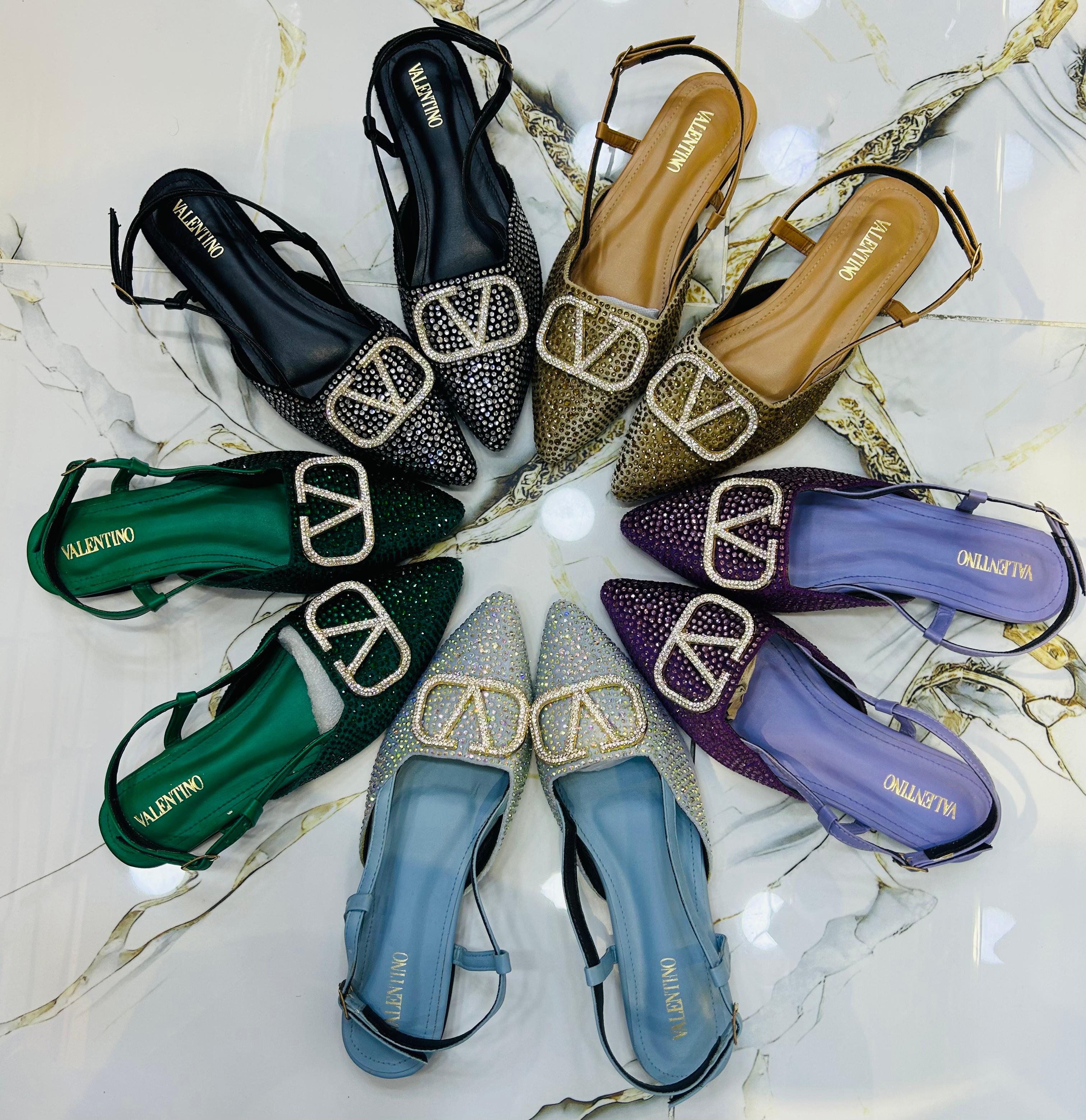 Luxury Crystal Slingback Heels