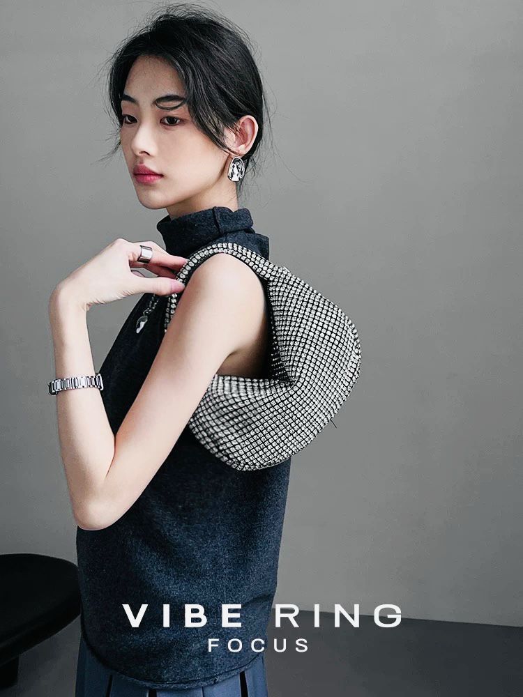 Midnight Crystal Bag