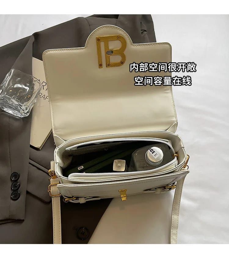 Elegant Luxury Handbag with Gold