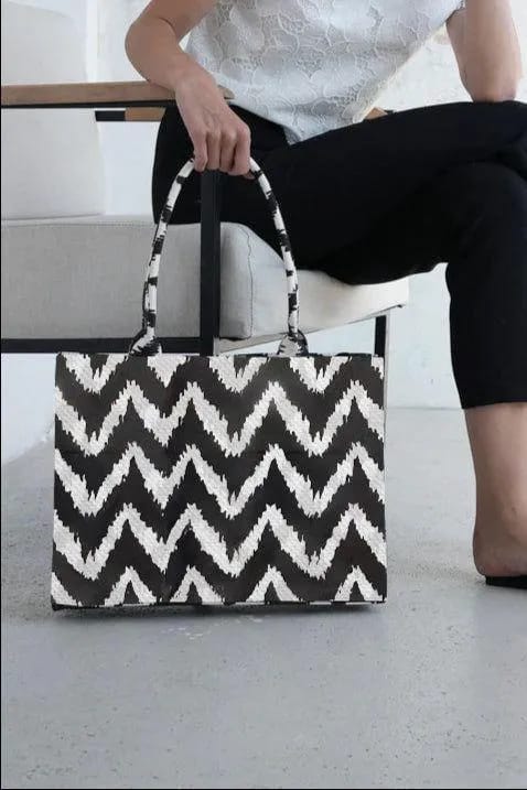 Printed Canvas Tote Bag