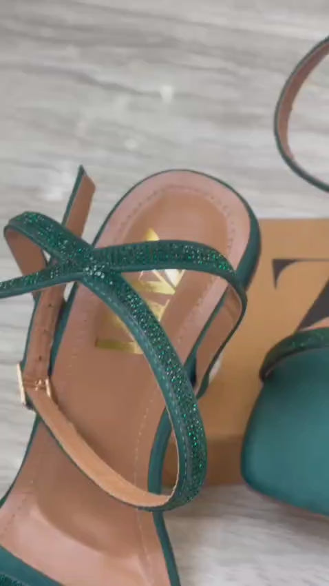 Elegant  Rhinestone Heels