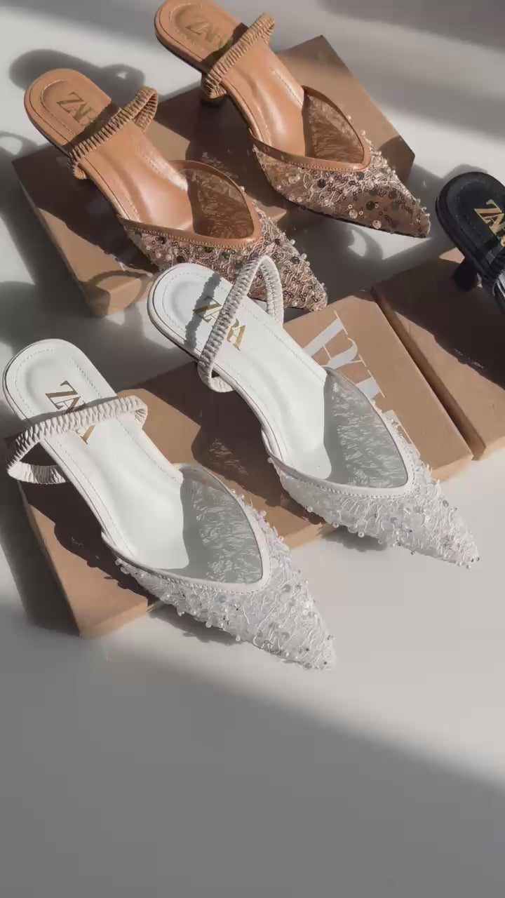 Glam Embellished Flats