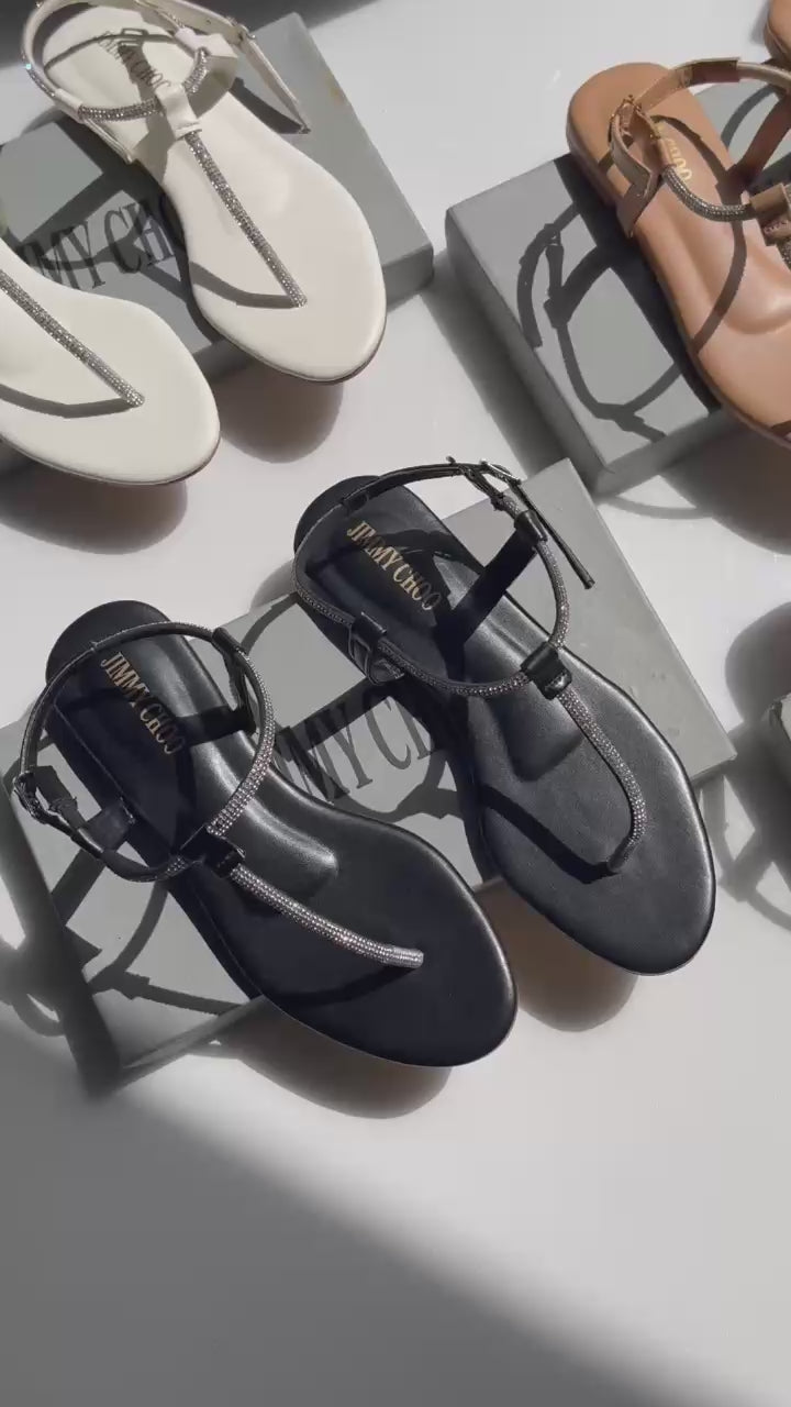 Elegant Rhinestone Sandals