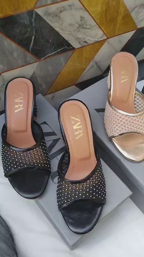 Luxury Net Heels