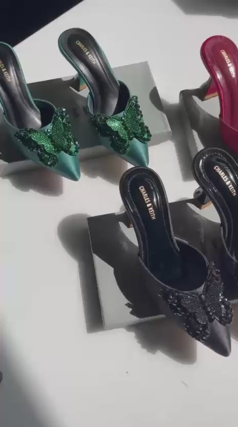 Luxury Butterfly Heels